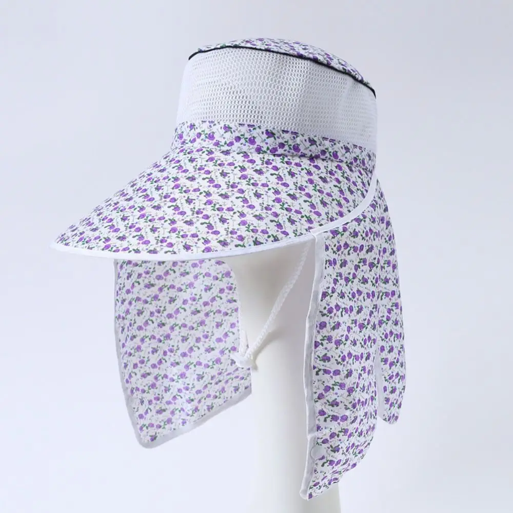 Face And Neck Protect Sun Hat Summer Ear Flap Wide Brim Sunscreen cap UV Protection Lace Women Hats Fishing Hunting Hiking