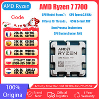 AMD Ryzen 7 7700 Processor 8 Core/16 Zen 4 40MB L332MB Cache 65W TDP Up to 5.3GHz Boost Frequency Socket AMD 5 DDR5 and PCIe 5.0