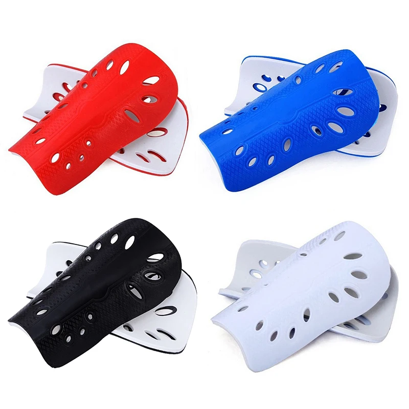 （Summer6）1 Pair Football Shin Pads Plastic Soccer Guards Leg Protector For Kids Adult Protective Gear Breathable Shin Guard view 2
