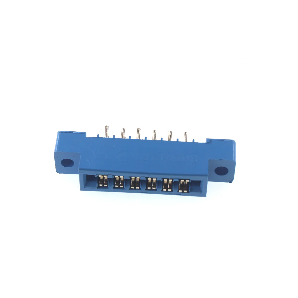 2/1pcs Flange 805 Card Edge Connector 3.96 mm Pitch 8 12 16 20 24 30 36 44 56 72 Pin PCB Gold Finger Board Slot Wire Solder Type