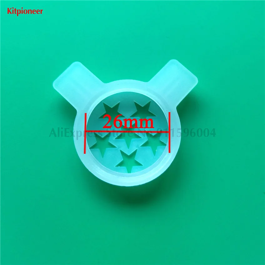 أغطية جديدة لآلة الآيس كريم 26 مللي متر قبعات النمذجة ذات القطر الداخلي لفوهة الآيس كريم تايلور أشكال خمس نجوم