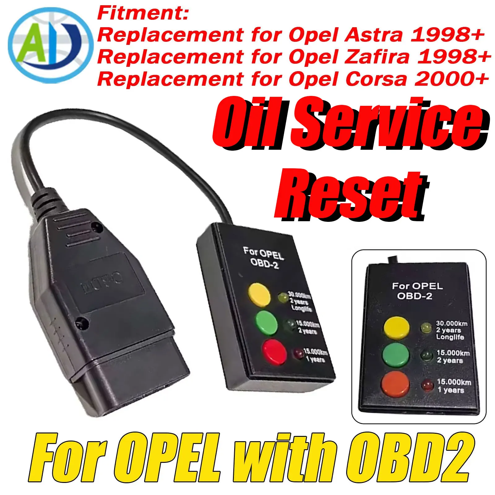 

For OPEL Oil Service Reset Tool For OPEL Astra 1998+/Zafira 1998+/Corsa 2000+ Cars OBDII Oil Service Reset OBD2 Diagnostic Tool