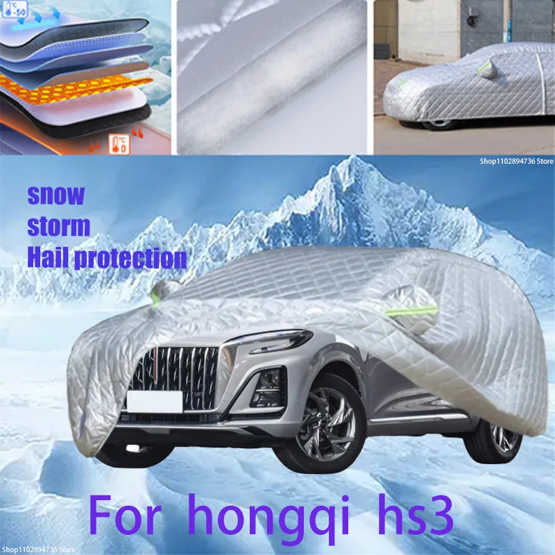 

For honda hs3 Outdoor Cotton Thickened Awning For Car Anti Hail Protection Snow Covers Sunshade Waterproof Dustproof