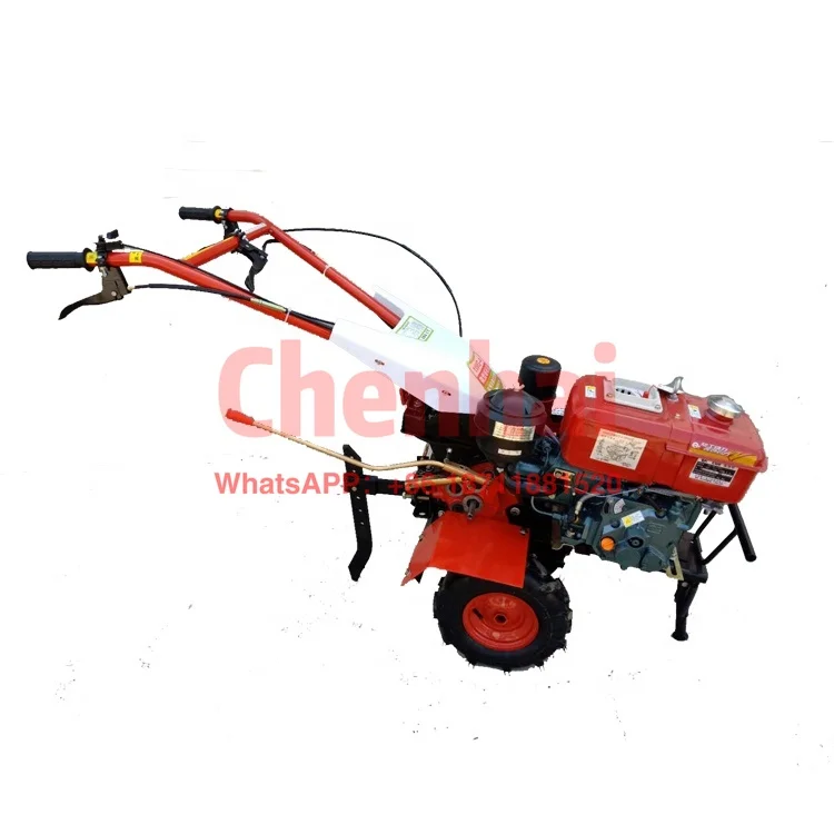 Micro tillage machine 186  rotary tiller, soil cultivator, walk-behind weeding trencher