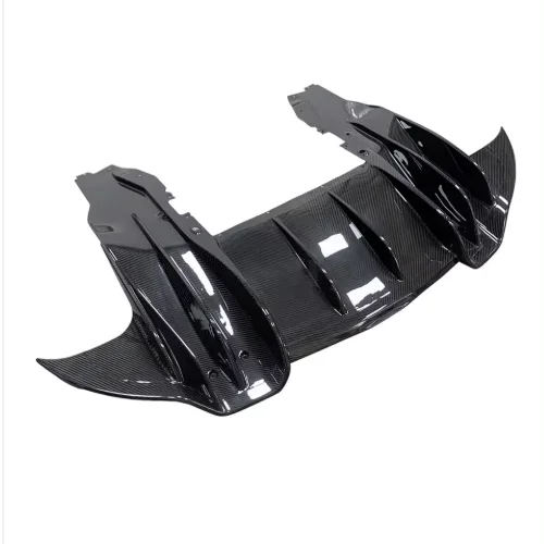 RY نمط ألياف الكربون الجافة طقم الجسم جديد شفة ممتصة للصدمات الخلفية الناشر سبويلر الفاصل ل 720S 2017-2019 مصدات السيارات