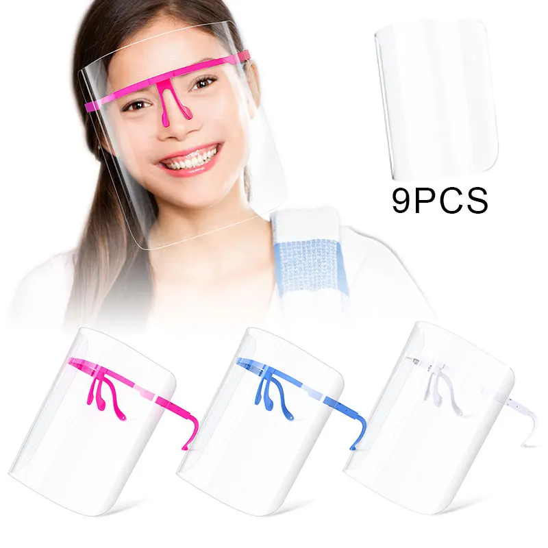 Protector facial transparente para cocina, mascarilla antisalpicaduras de aceite, Saliva a prueba de polvo, previene salpicaduras de humos de aceite de cocina, herramientas de cocina faciales