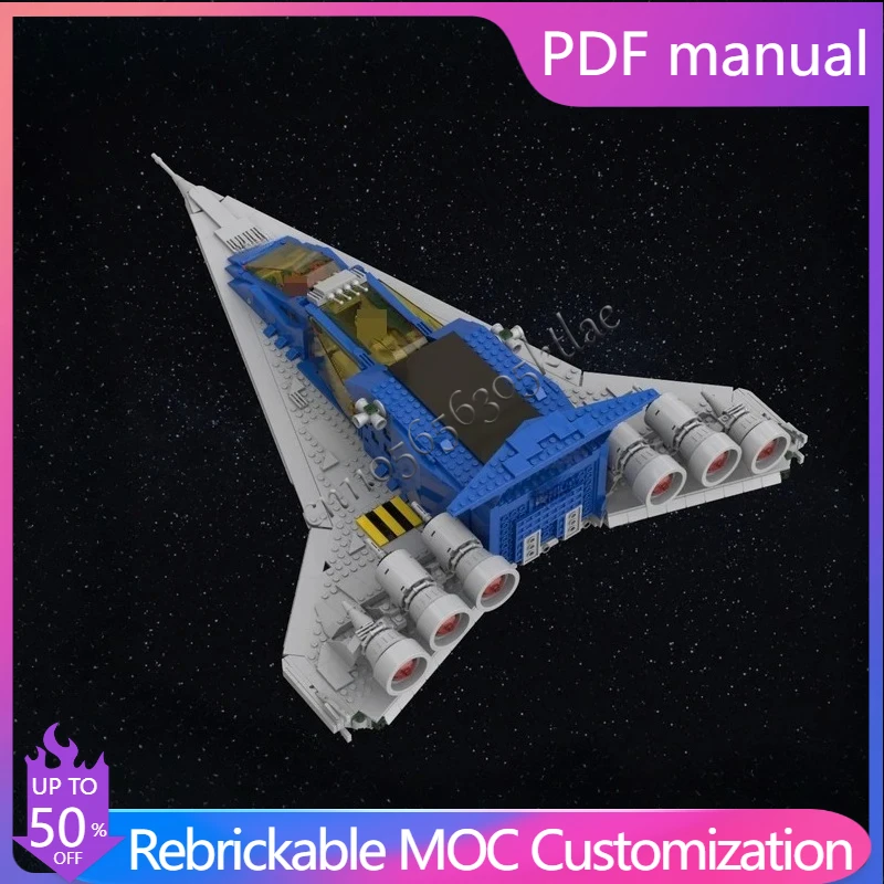 

1839 шт. MOC строительные блоки Galaxy Transporter Explorer модель DIY собранные кирпичи креативная коллекция дисплей рождественские игрушки подарки