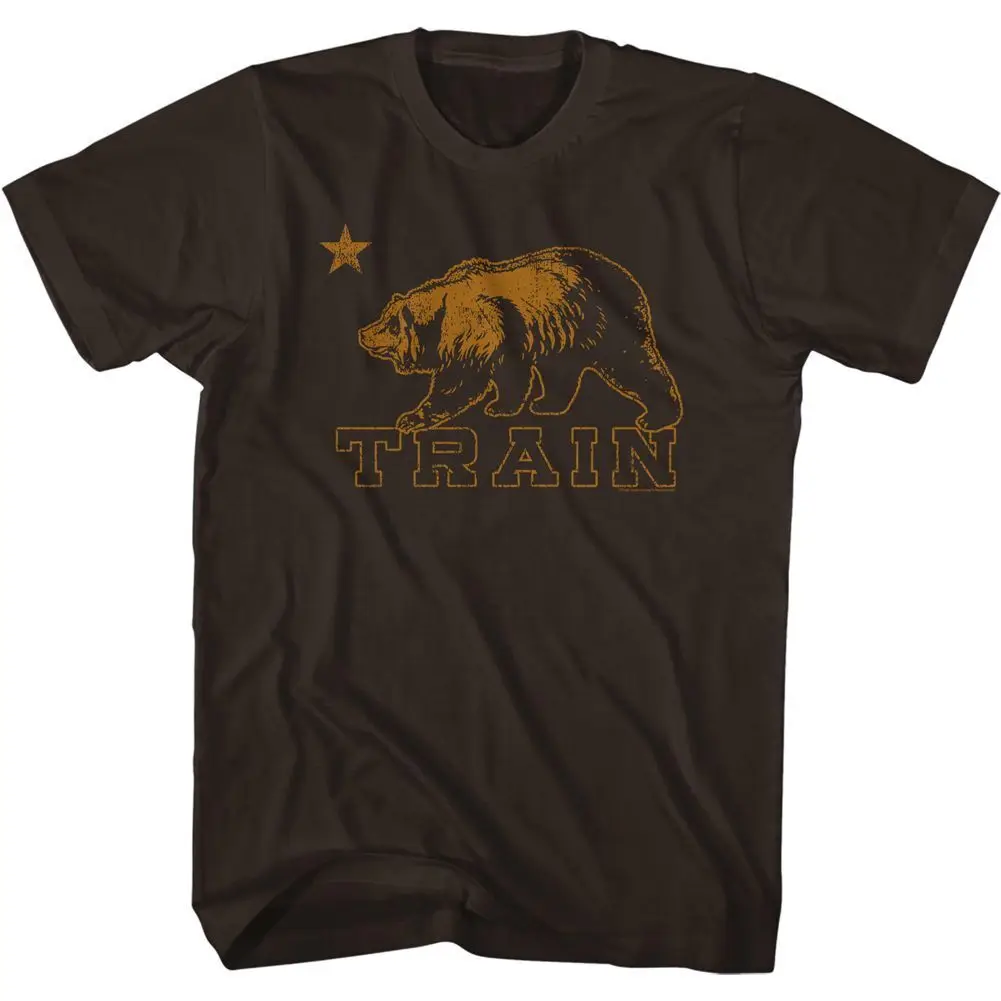 Train Bear Dark Chocolate Music T Shirt