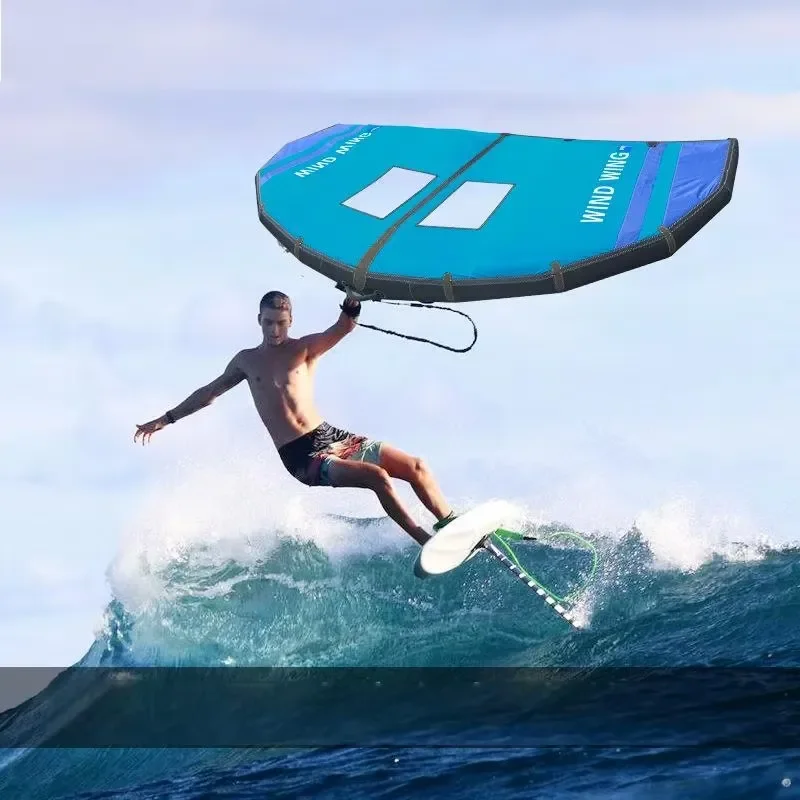 Kite Surfing Inflatable Wing Board Custom PVC Window Design Professional Water Sports Gear  Adult Riders Training Use