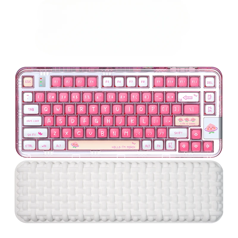 Imagem -06 - Apoio de Pulso de Silicone Echome-tatami para Meninas Espuma Ergonômica para Teclado Mecânico 60 75 80