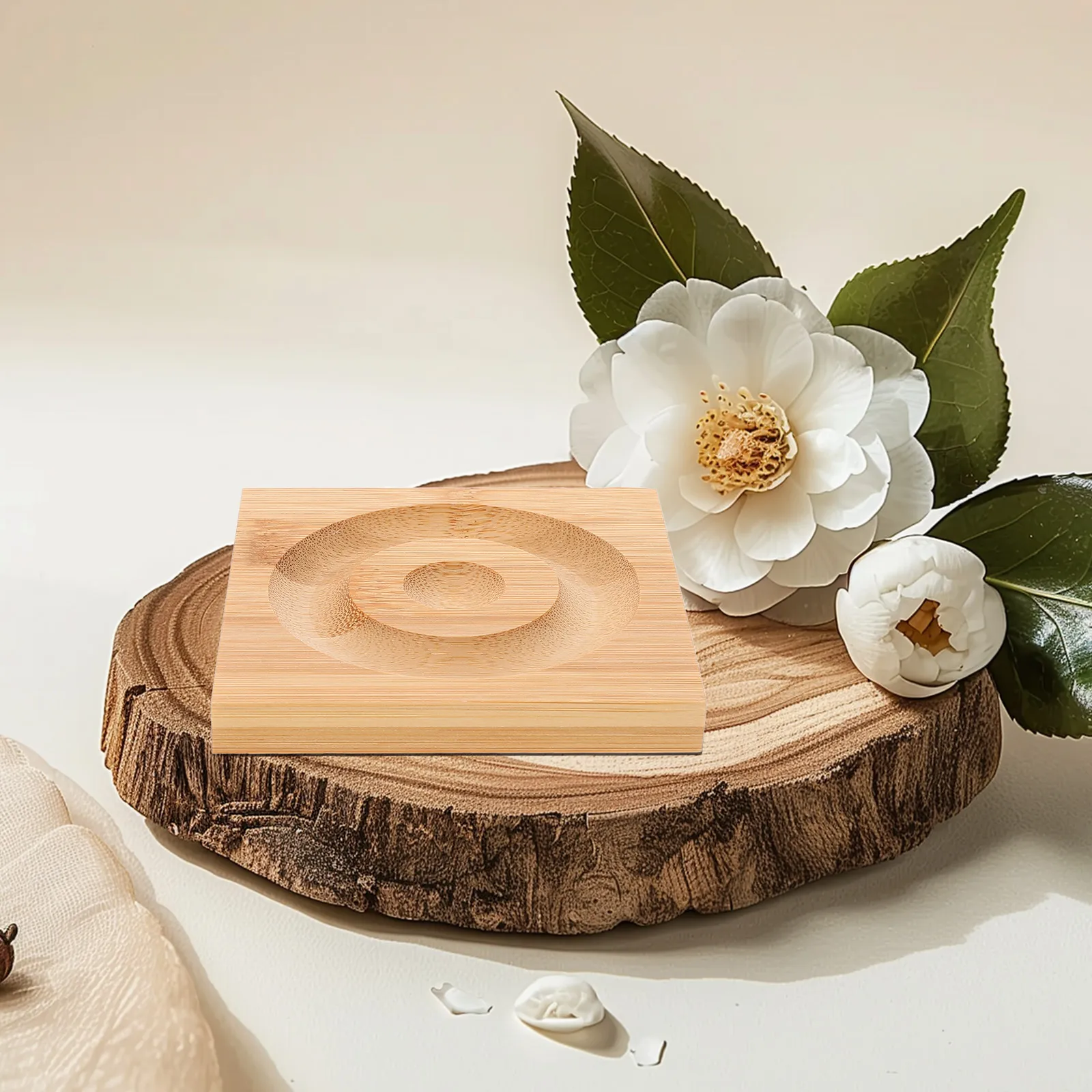 

Wooden Jewelry Display Tray Storage Organizer For Bracelets Bangle Beads Desktop Decorative Home Hotel Dorm Use