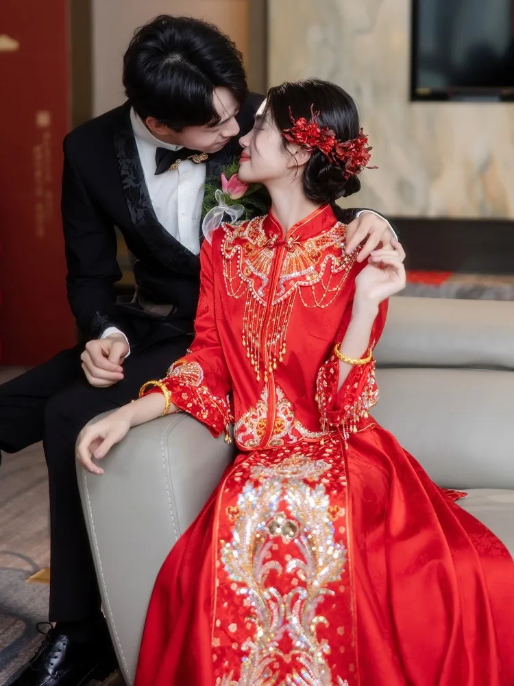 New Chinese-style toasting and wedding dress for small people from Heavy Industry