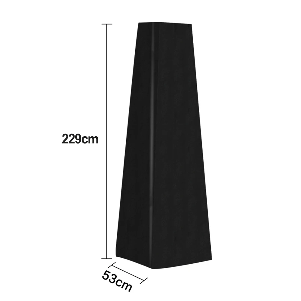 Heavy Duty Waterproof Patio Heater Cover 90 Inch for Outdoor Pyramid Heater with Ventilation for Year Round Use