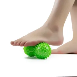 Peanut PVC Yoga Supplies with Thorns Workout Massage Ball Trigger Point Inflated Air Muscle Massager Foot Massage Hedgehog Ball