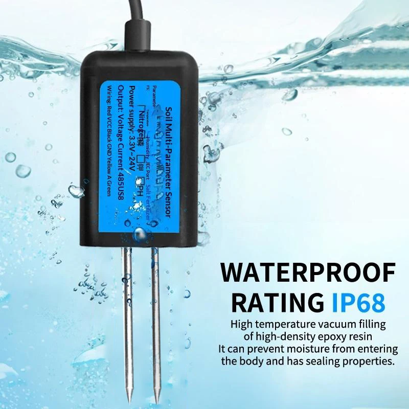 Smart 3 in 1 Soil Sensor High Precision Moisture Temperature Humidity Tester for Bonsai Management