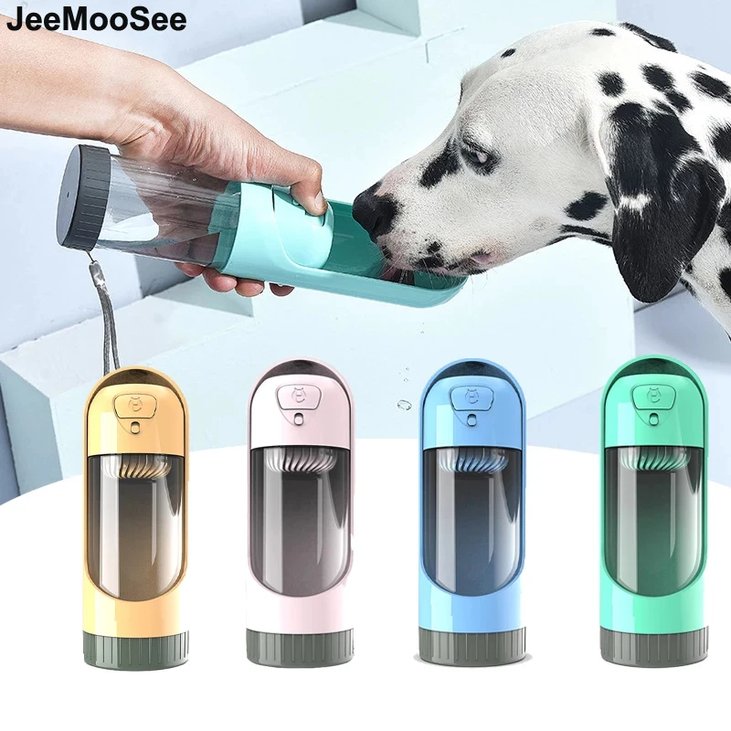 300ml Drinking Bowl Portable Pet Dog Water Bottle Pet Activated Carbon Filter Bowl Outdoor Bottles Dog Feeder Water Dispenser