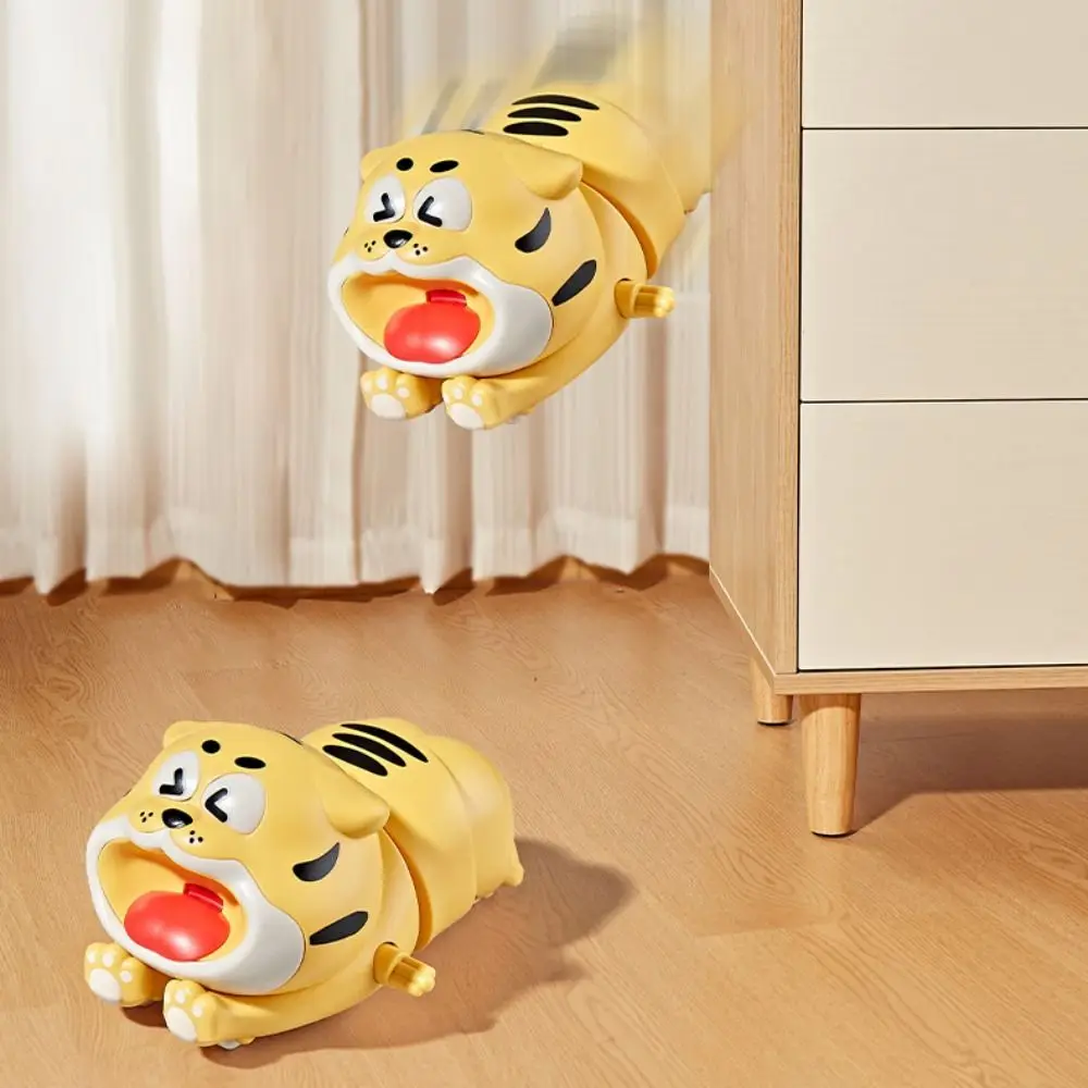 Climbing Tigers Clockwork Toys Movable Interactive Animals Tigers Wind-up Toy Cartoon Cute Tigers Clockwork Model Baby/Toddlers