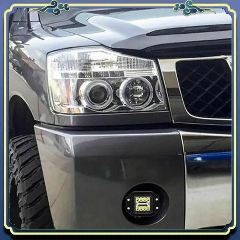 

AU16-2Pcs 12V 6-дюймовый рабочий фонарь заподлицо 26 светодиодов супер яркий прожектор автомобильные фары