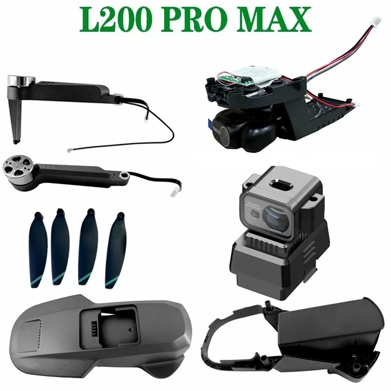 

Drone Spare Parts For L200PRO MAX Propeller Shell Arm GPS Board WiFi Motherboard Brushless Motor Obstacle Avoidance L200 PRO MAX