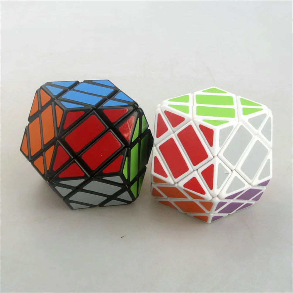 

Lanlan 4X4 Octahedral Gyro Cube Rhombic Dodecahedron Black White Sticker Educational Toys For Kid Children Cubo Magico Gift