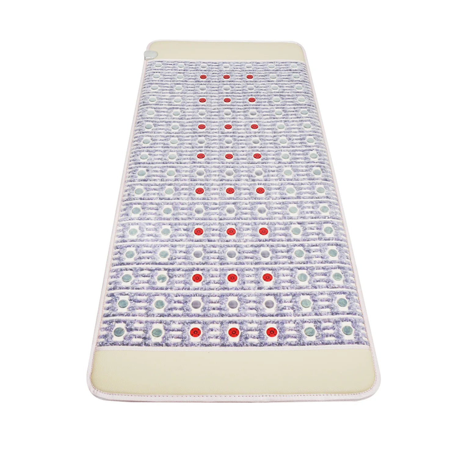 

Deep Healing High Quality Far Infrared Pemf Magnetic Heated Amethyst Crystal Carbon Fiber Massage Heating Sauna Bed Mattress Pad