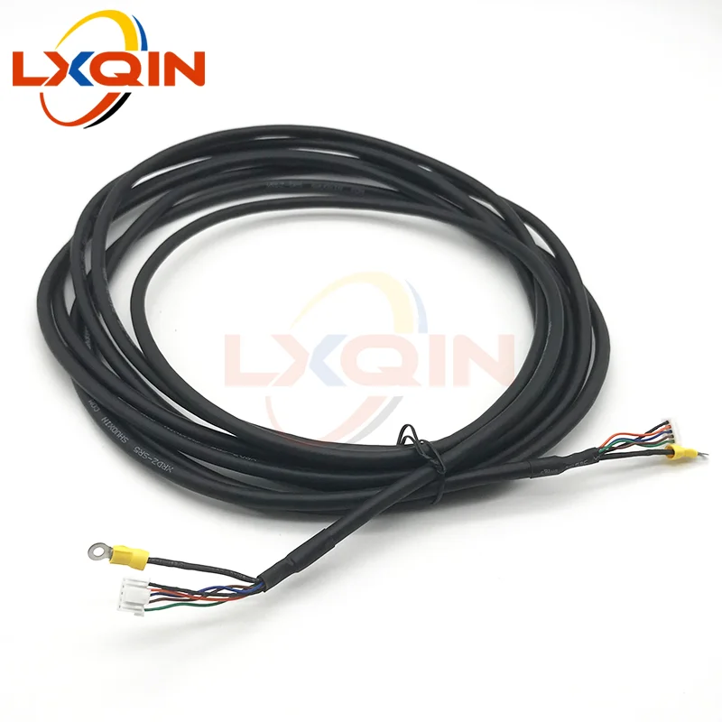 

LXQIN 5-контактный длинный одиночный кабель для платы Senyang, 5-контактный для Epson xp600 dx5 dx7 Eco сольвентный принтер, машина разных размеров