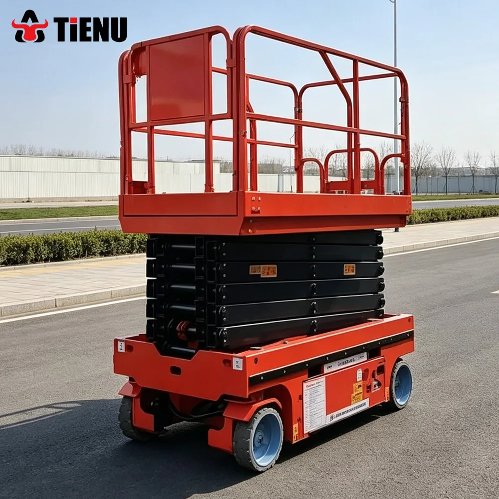Factory Direct Sales Of Semi Automatic Hydraulic Scissor Lift Platforms Suitable For Rough Terrain And High Altitude Operations