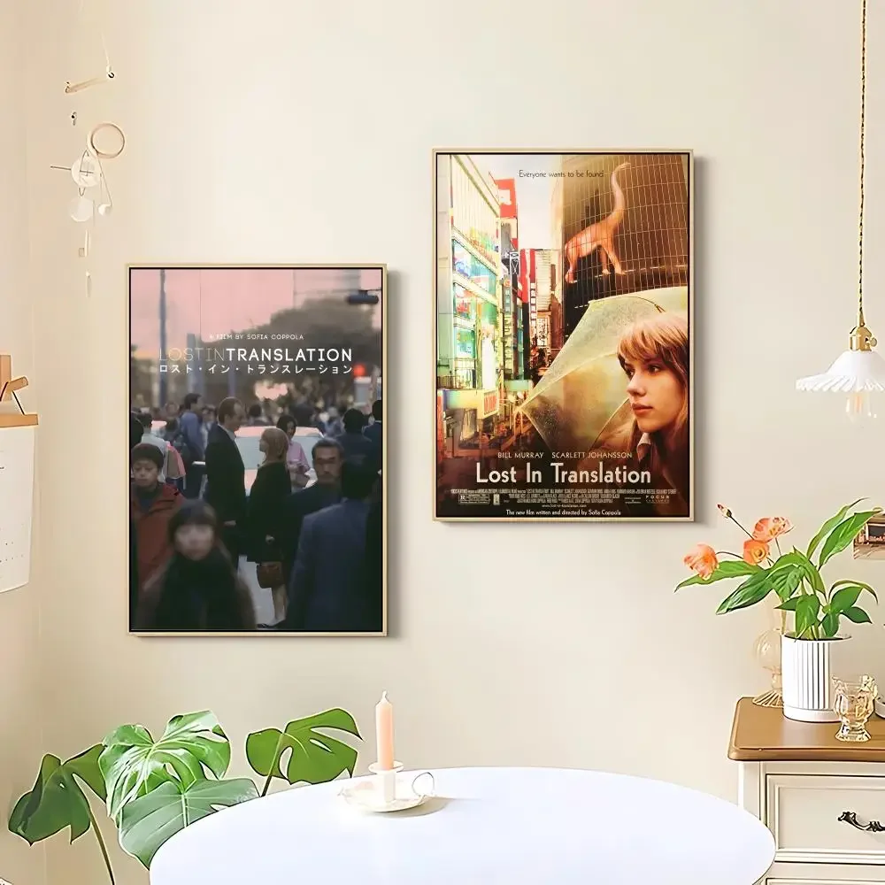 Vintage Minimalist Movie Lost in Translation Poster HD art sticky wall waterproof home living room bedroom bar aesthetic