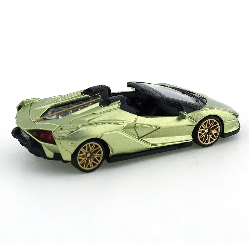 TSC 1/64 Lamborghini Lightning Convertible Edition Car Alloy Motor Vehicle Diecast Metal Model Kids Xmas Gift Toys for Boys