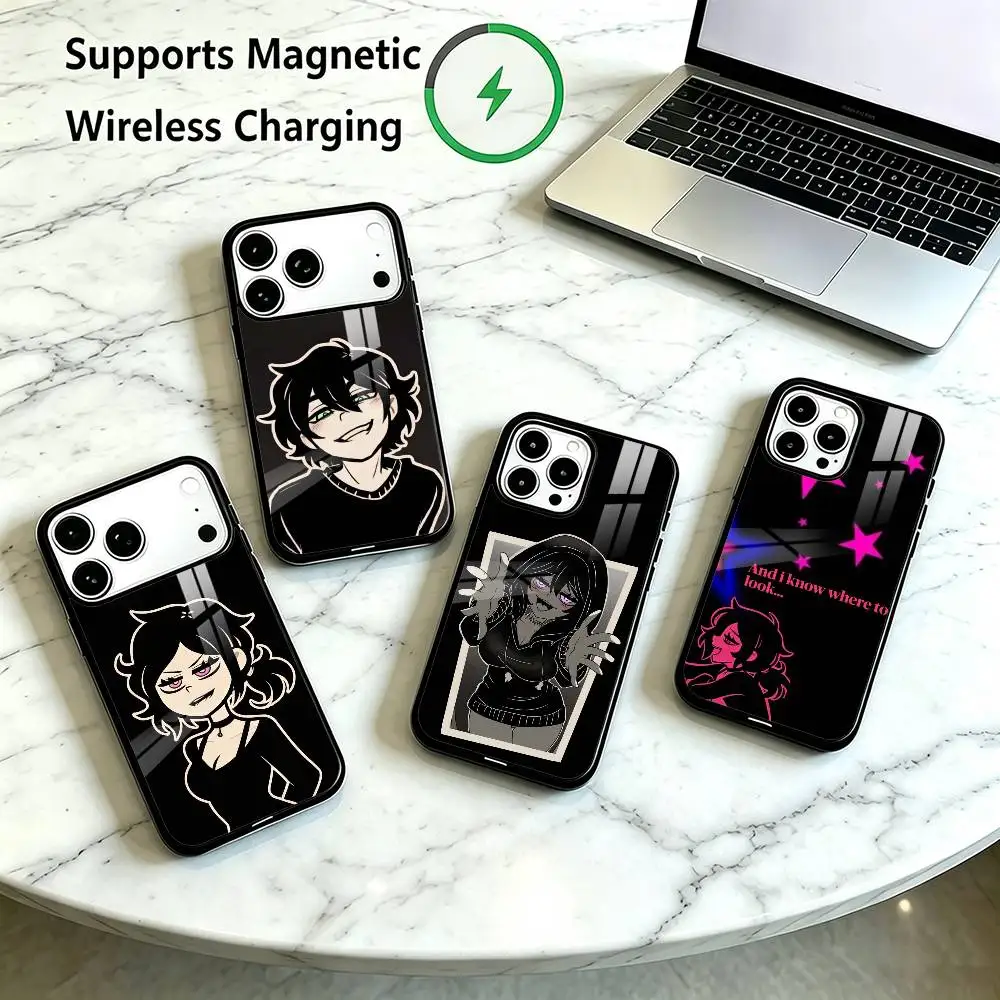 C-Coffin of Andy And Leyley  Phone Case For iPhone18 17,16,15,14,13,12,11 Plus,Pro Allows magnetic wireless charging Gift