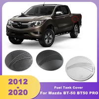 Tapa de aceite de cubierta de tanque de combustible de coche ABS cromado para Mazda BT-50 BT50 PRO 2012 2013 2014 2015 2016 2017 2018 2019 2020 doble cabina
