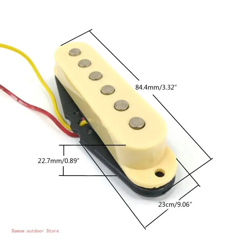 Zamienniki przetworników do gitary elektrycznej Przetworniki dźwiękowe pojedynczą cewką i mostkiem środkowym do zestawu części