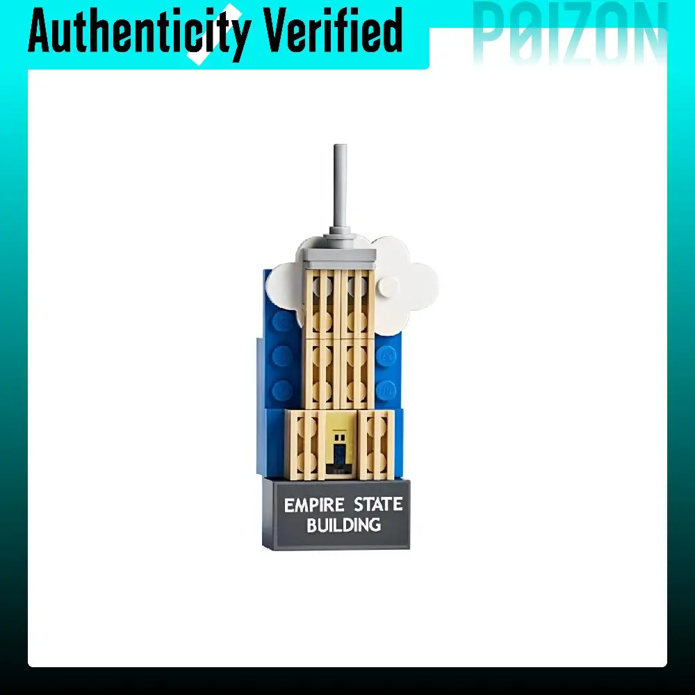 LEGO Empire State Building Magnetic Sticker Plastic Building Blocks 26pcs 854030