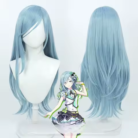 Project SEKAI Colorful Stage Hoshino Shizuku Cosplay Wig Anime Roleplay Party Costume Prop Synthetic Hair