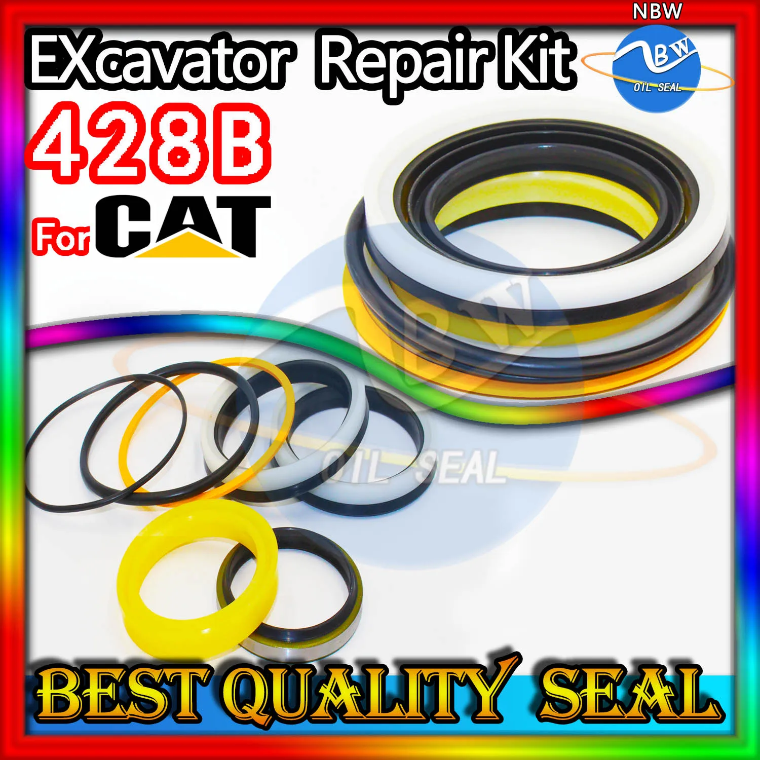 

For Caterpillar 428B Repair Kit Excavator Oil Seal Control Pilot Valve Blade TRAVEL Joystick Engine O-ring Cylinder BOOM ARM