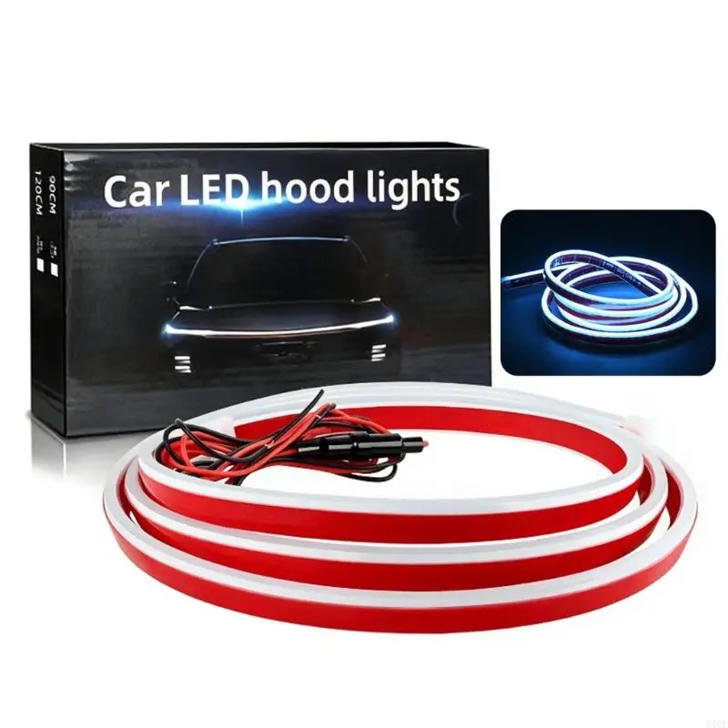M76E Motorhauben-Akzentbeleuchtung, 71 Zoll flexible dynamische LED-Lampe für 12-V-Fahrzeuge – Detail 7