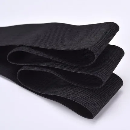 2/2,5/3cm Elastische Bänder Elastisches Band Hochelastischer Latex Gestrickt Schwarz und Weiß DIY Nähzubehör Gummiband – Detail 6