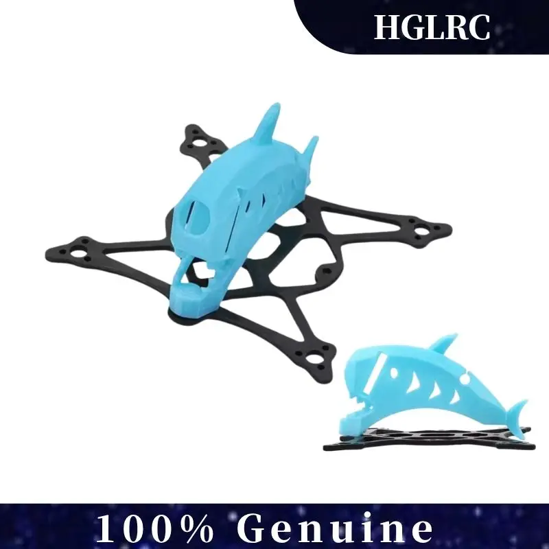 

HGLRC Drashark 75mm 1.6inch Micro FPV Freestyle Frame Kit, Ultra Light Carbon Fiber for 2.5" 3" Prop, DIY Micro Quadcopter Drone