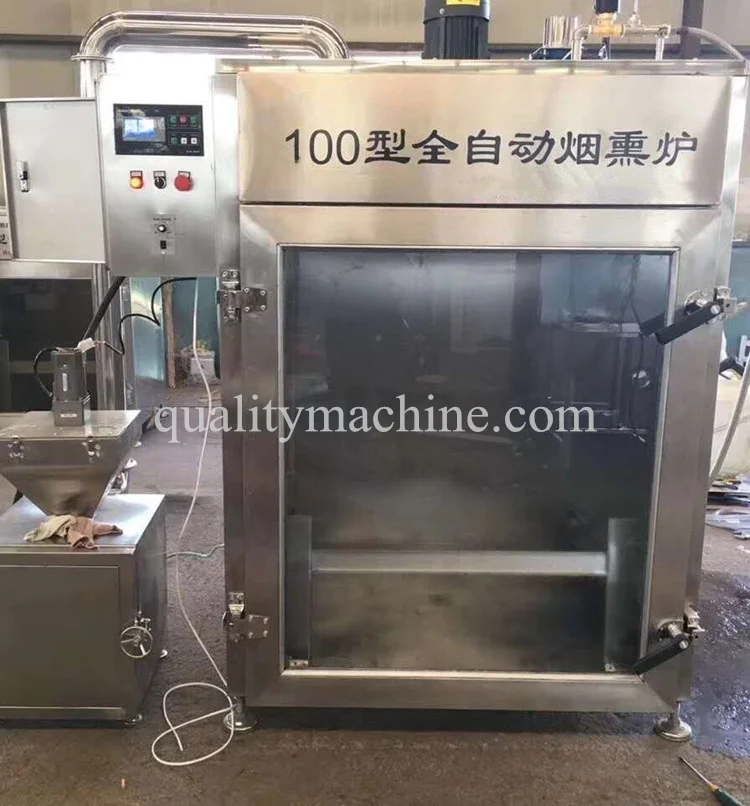 Voor Commerciële Gerookte Kalkoenpoten Machine Vis En Vlees Worst Rookoven