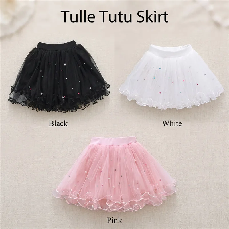 Baby Mädchen Tutu Flauschigen Rock Kleinkind Prinzessin Ballett Tanz Tüll Mesh Rock Kinder Kuchen Rock Nette Mädchen Kleidung Pettiskirt Rock – Detail 3
