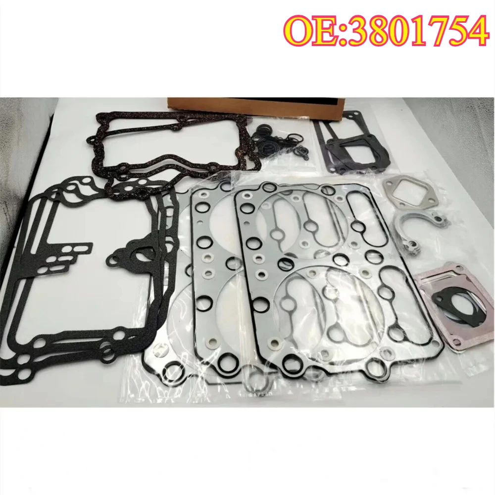 

High quality New For 3801754 New Upper Head Gasket Set for 855 Big Cam IV STC 4024919 3801754 NT NTC