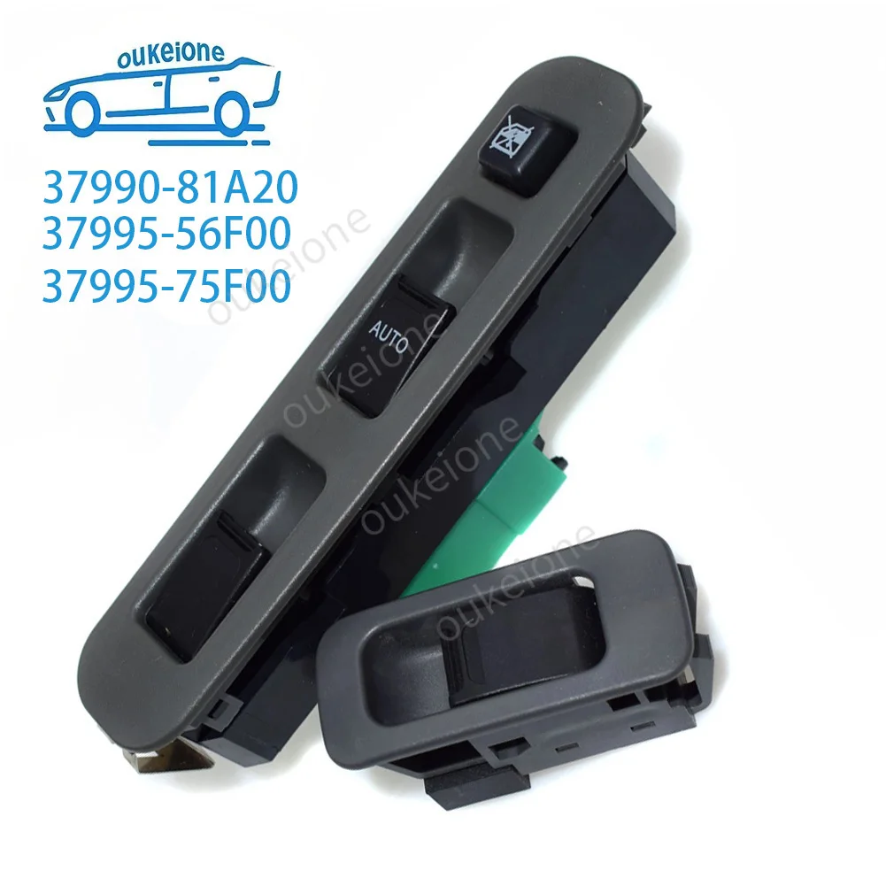 

37990-81A20 for Suzuki Jimny FJ 1.3 16V 1998 1999 2000 2001-2015 Electric Power Window Switch Master Control Button 37995-56F00