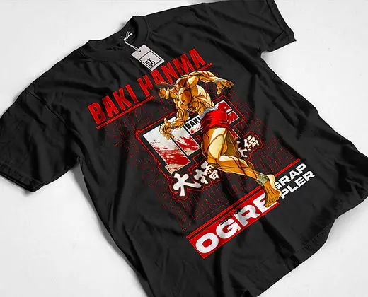 

Baki cotton anime Shirt