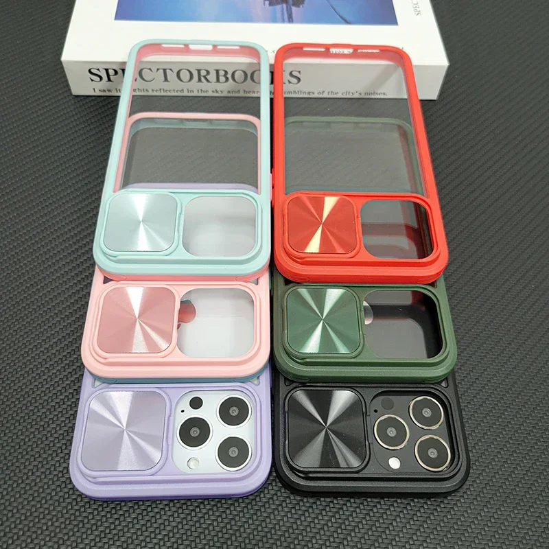 Luxury Transparent Hard Case For iPhone 15 14 13 12 11 Pro Max 15Pro Clear Shockproof Armor Protective Phone Bumper Shell Covers