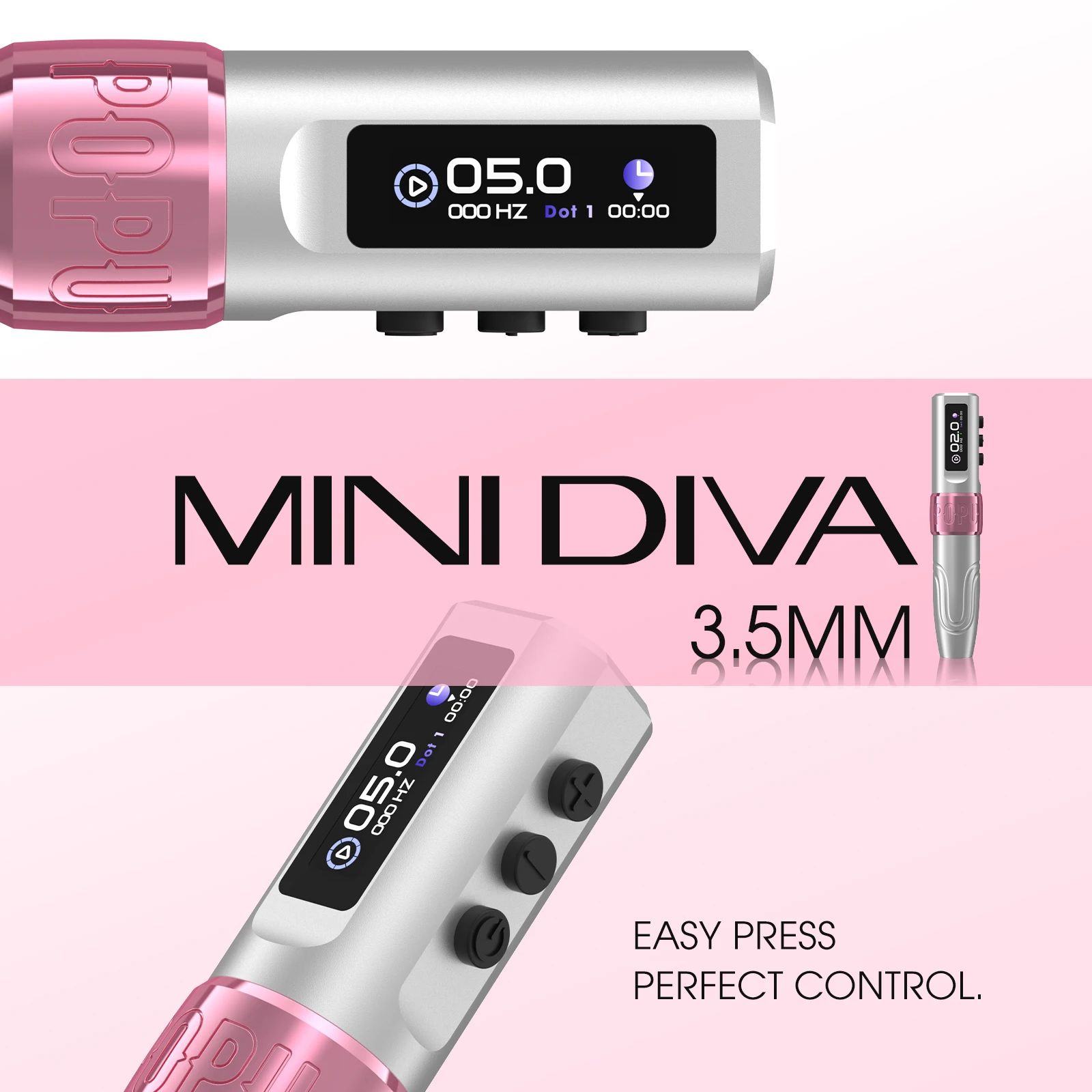 Why the POPU MINI DIVA 3.5 MM PMU Machine is the Ultimate Choice for Professional Tattoo Artists Why the POPU MINI DIVA 3.5 MM PMU Machine is the Ultimate Choice for Professional Tattoo Artists