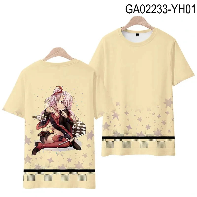 Anime Fate/kaleid Liner 3D Print T Shirt Women Men Summer Fashion Short Sleeve Funny Graphic Tshirt Streetwear Cosplay Costume