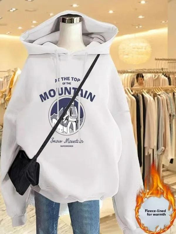 

Свободная женская толстовка с длинным рукавом в студенческом стиле, удобная верхняя одежда, корейская версия, осень-зима, новинка