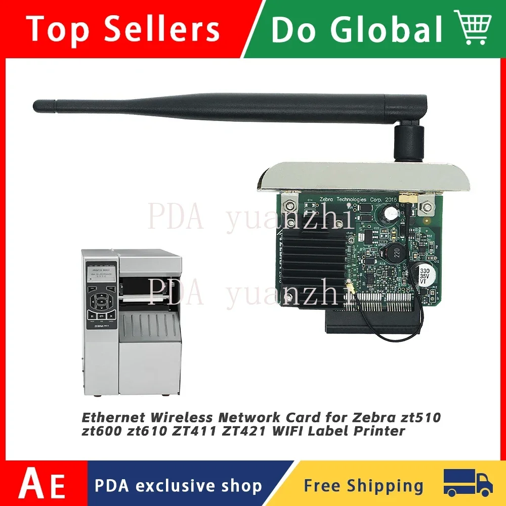 

Ethernet Wireless WIFI Network Card for Zebra ZT510 ZT600 ZT610 ZT411 ZT421 Label Printer