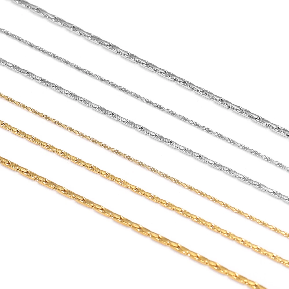5 Meters Stainless Steel Gold Wire 0.3mm 0.4mm 0.5mm Thin Chain Bulk for Bracelets Chain Necklace DIY Jewelry Making Accessories image 5