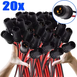 Car T10 Lamp Head Lampholder W5W 147 Soft Rubber Wiring Harness Replacement Auto Part Instrument Lampholder Connector Wire